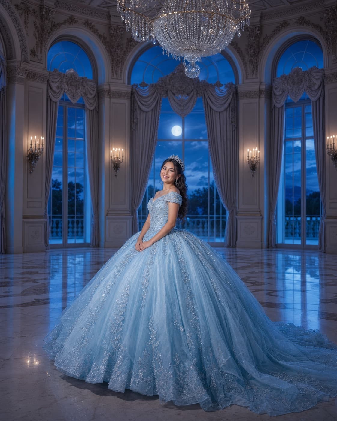Vista previa de la invitación Cenicienta · Noche de Cristal